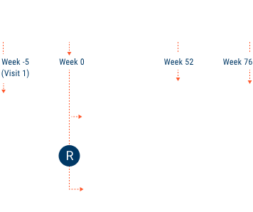Clinical Trial Design Treatment Weeks Graph